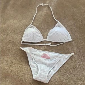 White bikini
